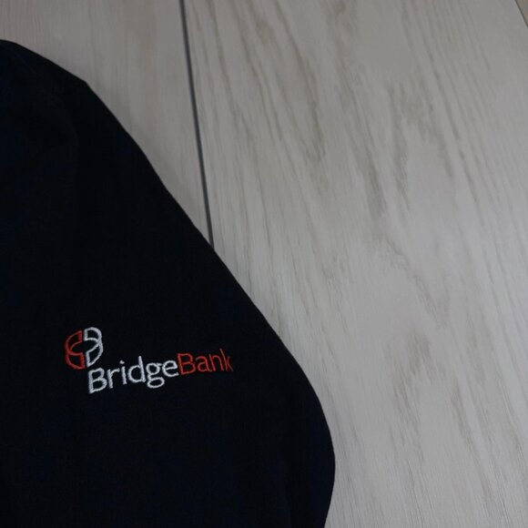 Travis Mathew Mens Black Knit Soft Touch BridgeBank 1/4 Zip Sweater Size Small - Picture 3 of 9